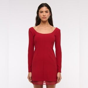 Abercrombie & Fitch Red Mini Dress